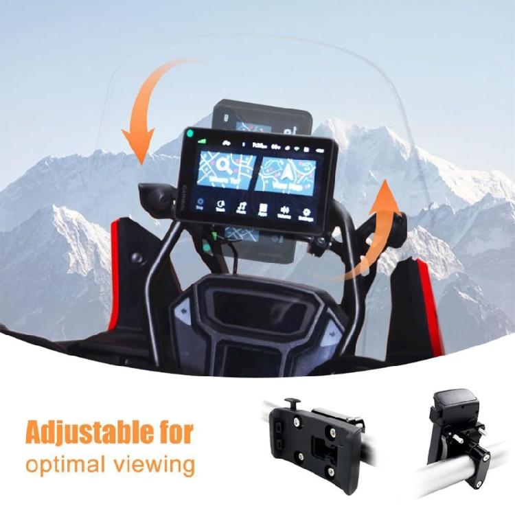 12mm Hole Diameter Aluminum Mount Motorbike Navigator Frame Mount Bracket for CRF1000L 2016-2019 Navigation Bracket