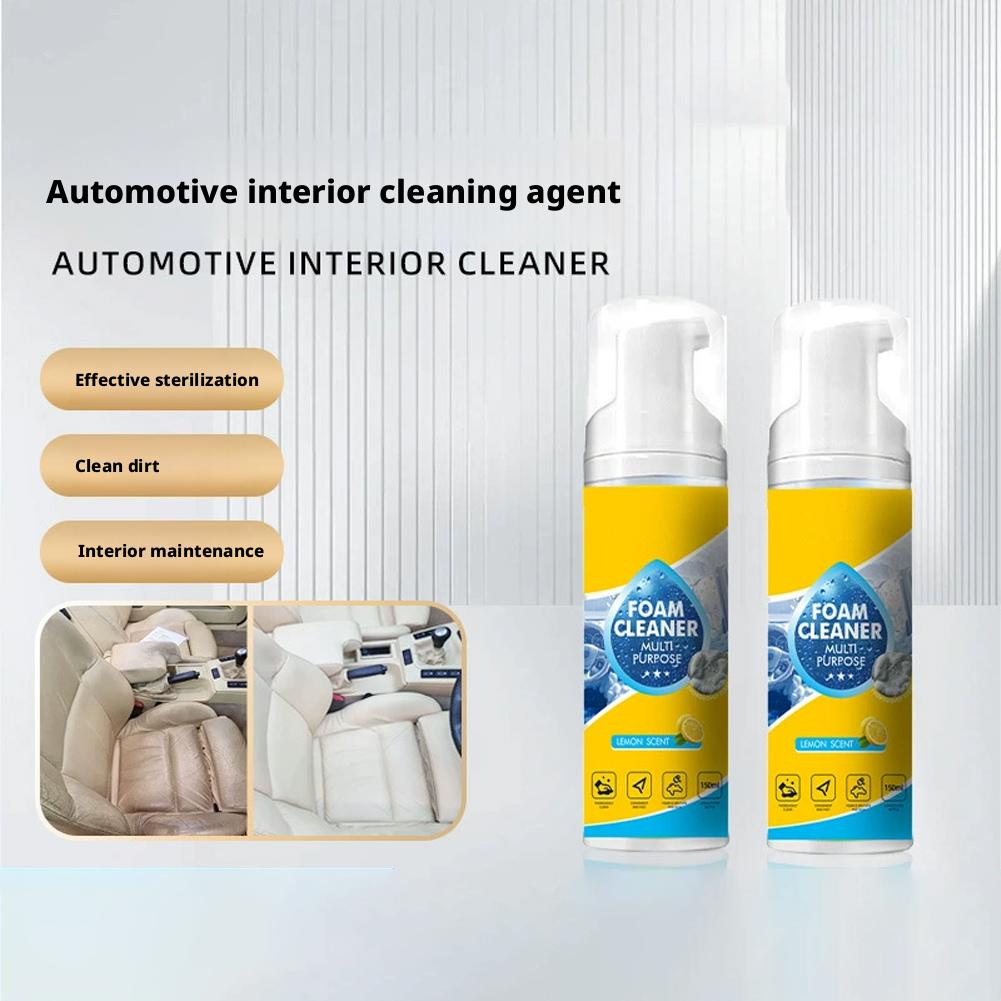 Multifunctional Foam Cleaner Car Interior Leather Seat Cleaner Powerful Decontamination Leather Coating Agent For Car Interior