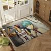 Kuroko s Basketball Floor Mat Soft Thickened Absorbent Non-Slip Bedroom Living Room Door Mat Home Decor Flannel Rugs