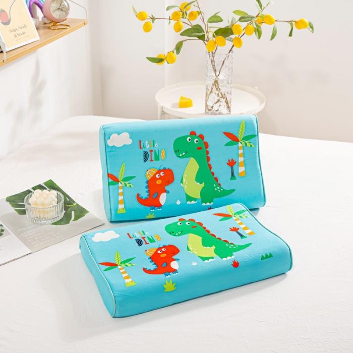 

Таиланд Натуральная Детская Латексная Подушка Ядро Мультяшная Детская Взрослая Подушка Чистый Хлопок Удобная Подушка для Шеи 44 * 27cm