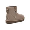 New UGG Classic Mini Bailey Zip 'Beige Grey' Women's 1151230-SKP