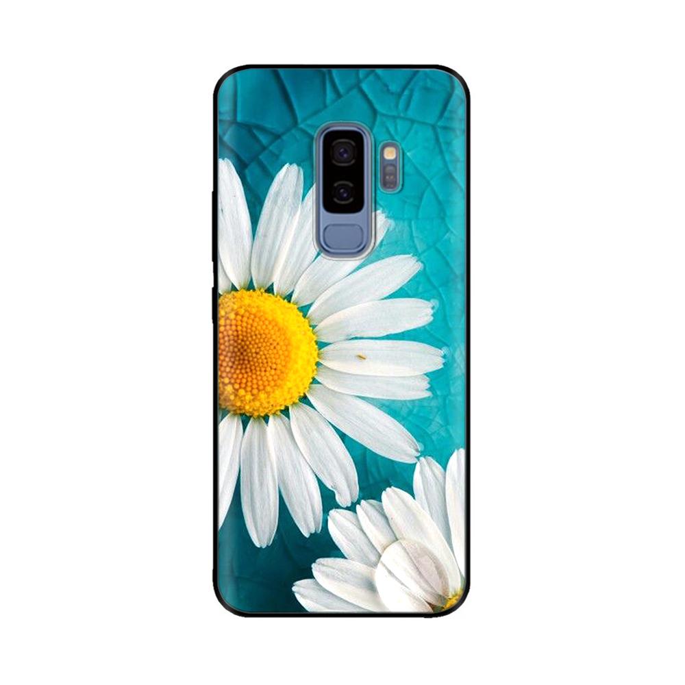 For Samsung Galaxy S9 Case Mobile Phone TPU Silicone Protective Cover for Samsung S9 Plus S9+ S 9 Back Cover Paintted Bumper