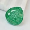 Natural Green Emerald 20.15 Ct Certified Pear Cut Loose Gemstone 15x15 mm