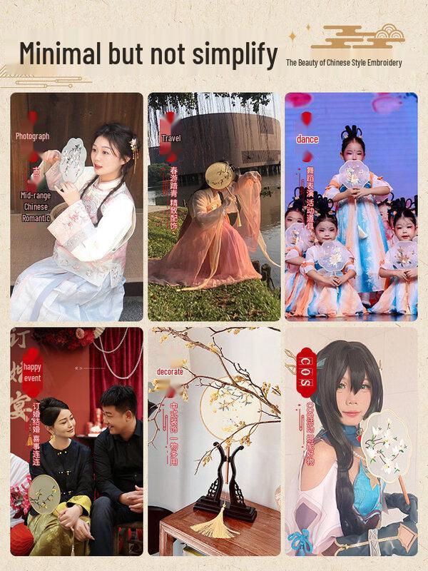 LIEI Suzhou Embroidery Round Fan