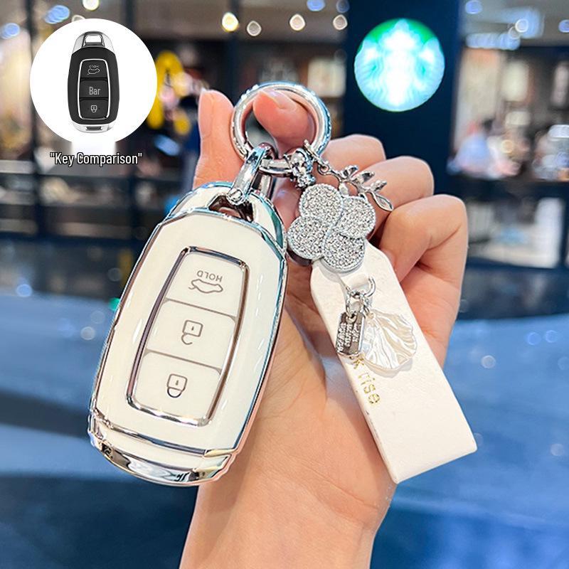 Modern ix35, Elantra ix25 Key Case: Compact Car Shell Buckle for Elantra, Lingdong, Mingtu, Langdong & Verna Models