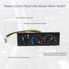 HVAC A/C Heater Control Panel With Blower Motor Switch For 1999-2004 Jeep Wrangler TJ Replace# 55037473AB, BL101, HS-373