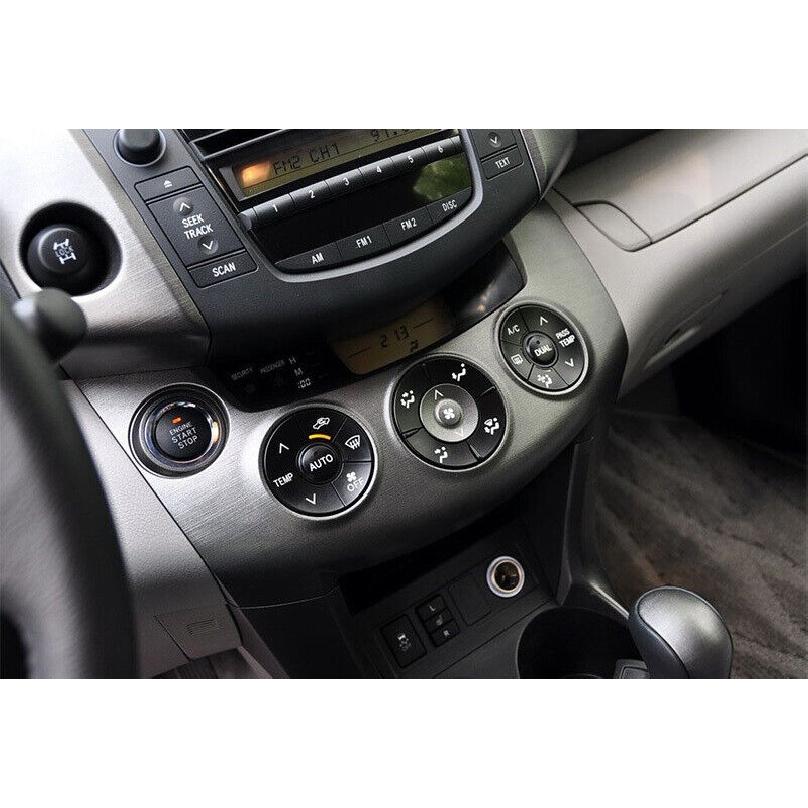 Fit For Toyota RAV4 2006-2012 Wood Grain Console AC Switch Control Panel Trim 1*