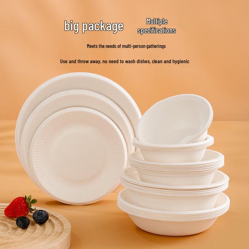 Kamille 6-Zoll Einweg-Pappteller