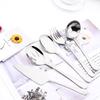 5Pcs Black Cutlery Serving Utensils Dinnerware Set Buffet Catering Flatware Serving Colander Spoons Fork Silverware Set