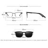 1/3 IN 1 Magnetic Sleeve Glasses High Appearance Level Versatile Myopia Glasses Frame Two-In-One Driving Sunglasses