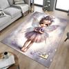 1PC Fairy Flowers Extra Large Non-Slip Floor Carpet, Office, Family, Bedroom, Studio - Large Area Rug Indoor Rugs, Vibrant Colors-A266