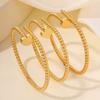  Women's Premium Sense Beaded Love Nails Titanium Steel  Personalized Design Non-fading K Gold Couple 