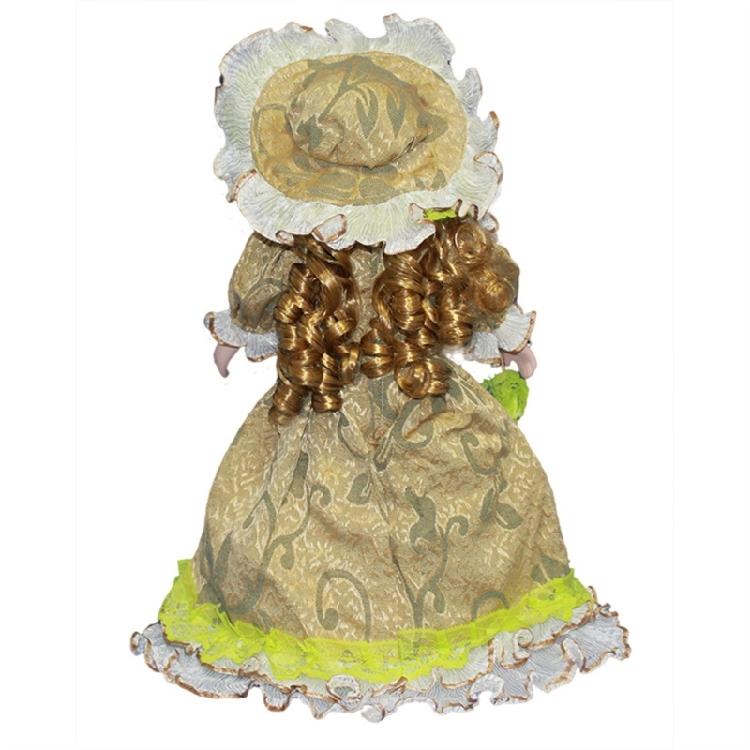 Lovely Triangel Porcelain Doll Ornament For Couples Friend Or Home Enthusiasts Italian Love Tokens Dolls