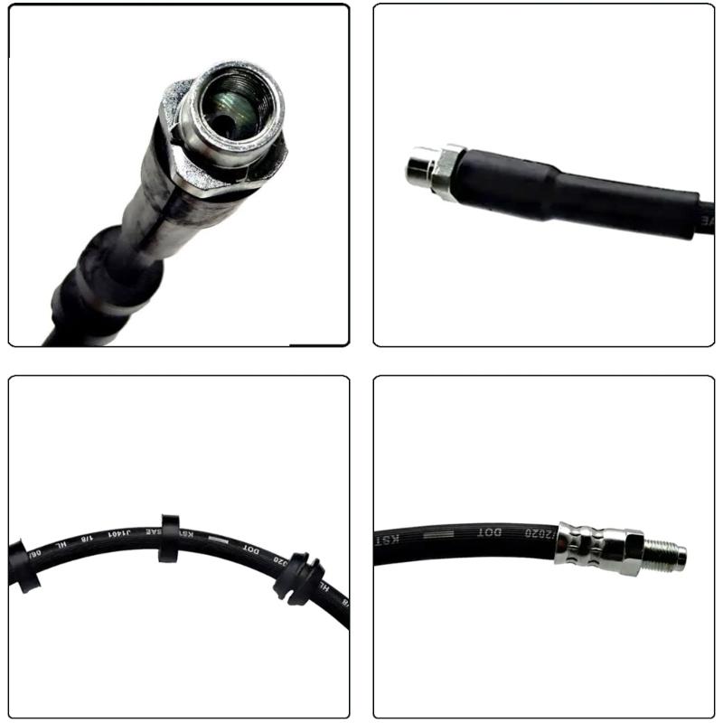 Flexible and Heat Resistant Brake Hose Suitable for E60 E61 E63 E64 F10 520i 630i 635i Vehicles 34326767390 34326760909