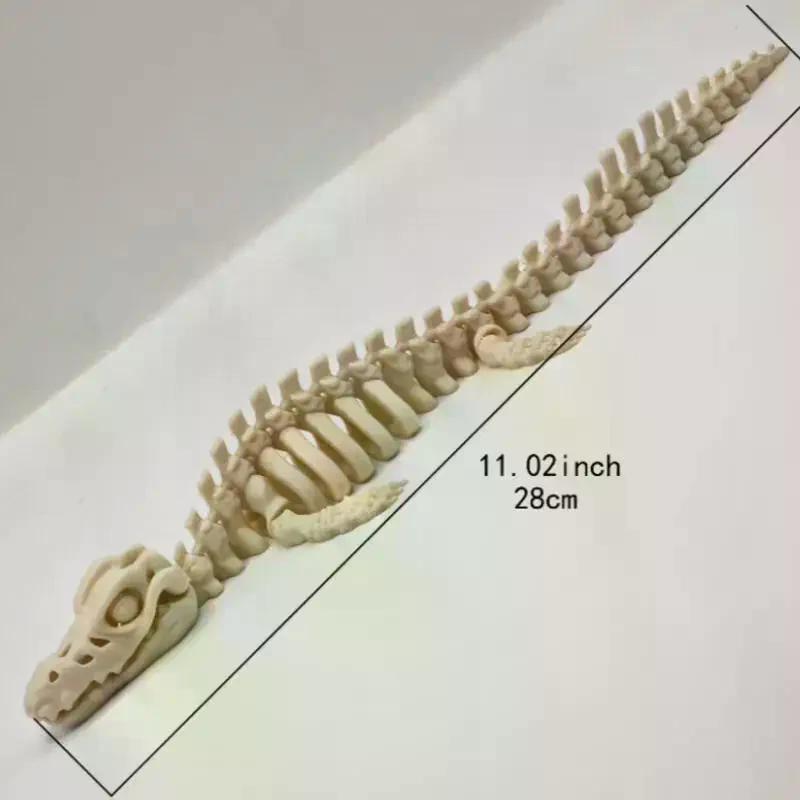 1PCS Realistic Mosasaurus Skeleton Replica Aquarium Decoration Dinosaur Skeleton Model For Fish Tank Decoration