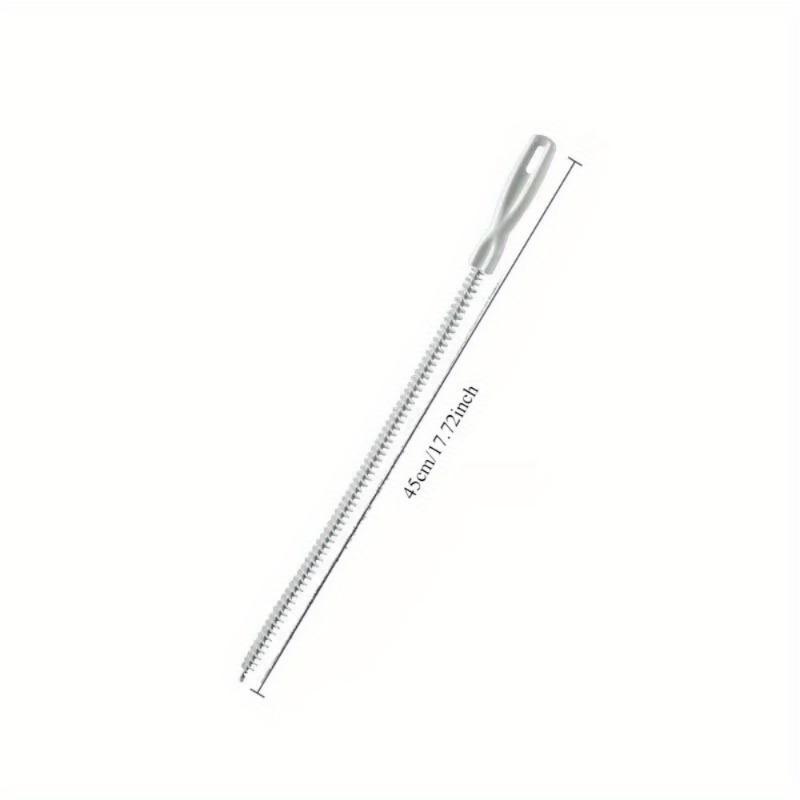 10Pcs 45cm Pipe Unclogging Brush Bathroom Hair Sewer Sink Cleaning Brush Clogged Hole Removal Tools and Supplies