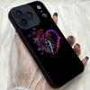 M585 Black Line Drawing Angel Eyes Soft Phone Case for iPhone Samsung Galaxy Xiaomi Rdemi Huawei Honor Infinix Realme OPPO Vivo All Model Case
