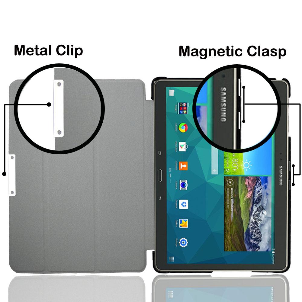 Smart Cover For Samsung Galaxy Tab S 10.5" Tablet Case, Lightweight Flip Case For SM-T800 T805 with Magnetic Stand Auto Sleep