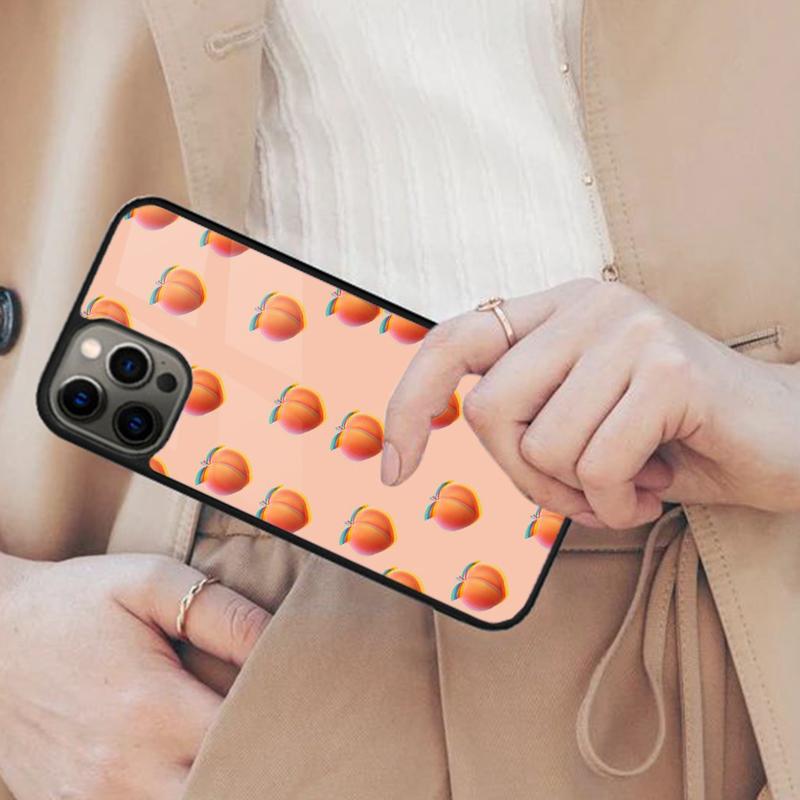 Pink Peaches Aesthetic Magnetic Phone Case For APPLE iPhone 17 Air 16 14 13 12 Pro Max 15 Plus Wireless Charge MagSafe Cover