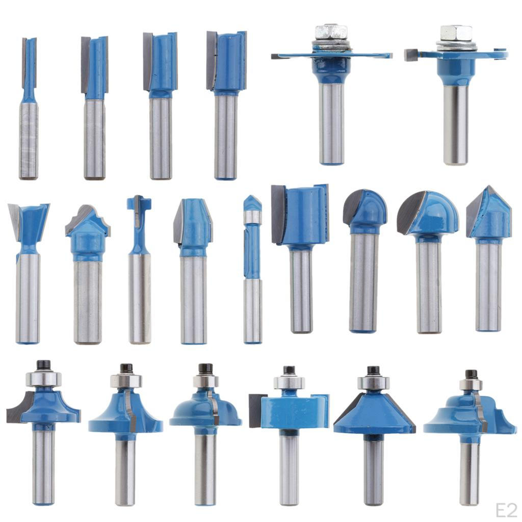 Straight Rod Flush Trim Router Bit 6mm Diameter