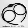 Rubber Hose Hand Fuel Pump One‑way Valve Fuel Primer Bulb Manual Pump  Yacht Outboard Motor