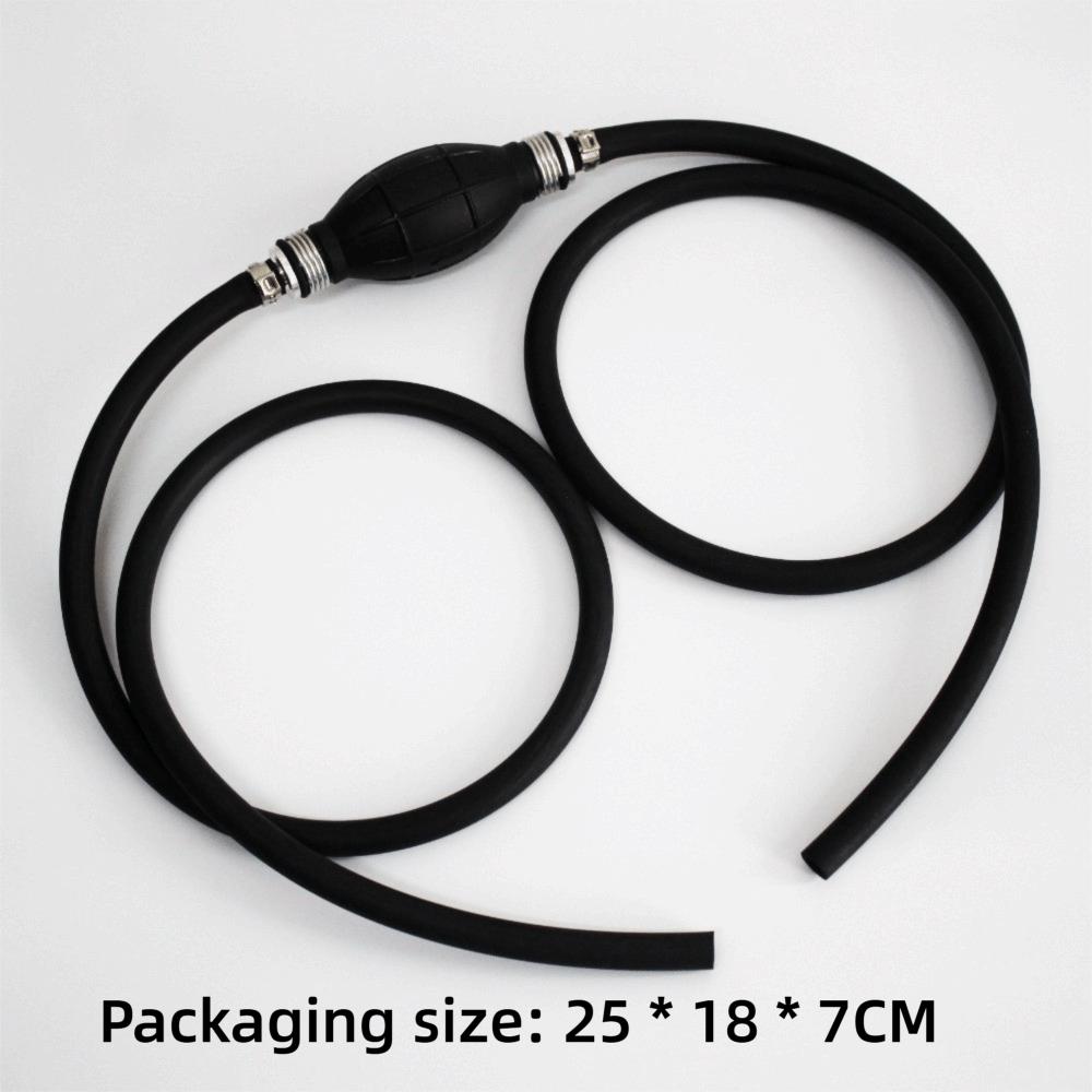 Rubber Hose Hand Fuel Pump One‑way Valve Fuel Primer Bulb Manual Pump  Yacht Outboard Motor