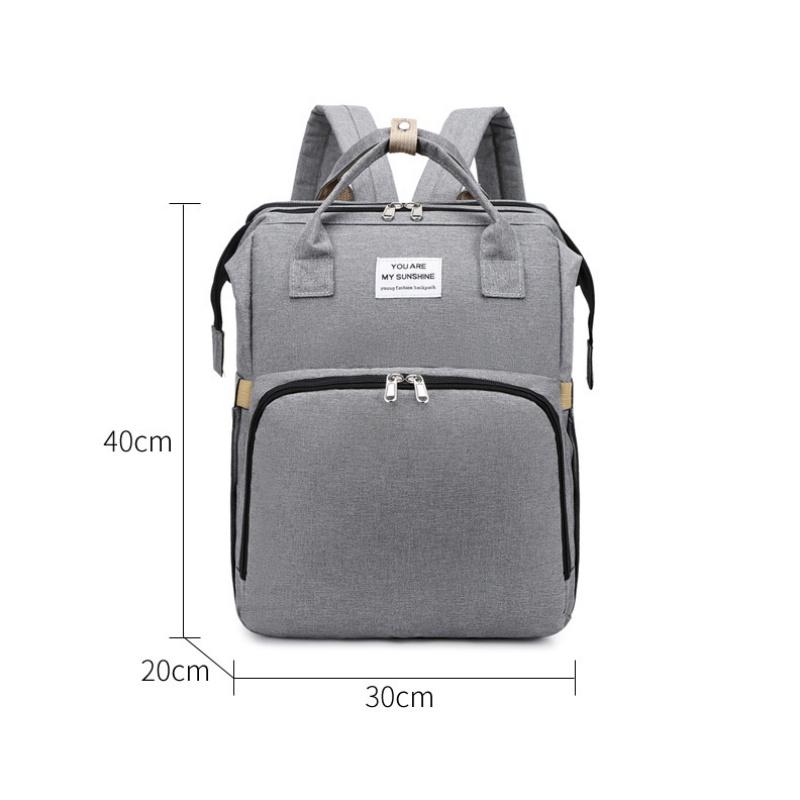1pc Multi Purpose Mommy Bag, Large Capacity Baby Bag, Outdoor Handbag, Lightweight Backpack, Foldable Baby Crib