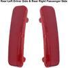 Red Rear Bumper Reflector, Compatible with Ford Transit 150/250/350/350 HD 2015-2020, Transit Connect 2014-2022, Brake Light Lamp Red Lens Rear