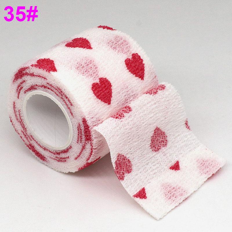 18 Colors Athletic Wrap Tape Self Adhesive Elastic Bandage Sports Protector for Knee Ankle Shoulder