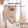 Interactive Elastic Feather Ball: Stress-Relief Cat Toy