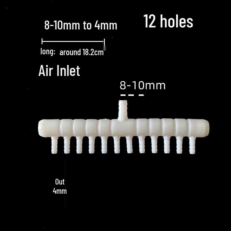 Aquarium Air Pump Connector & Aerator Manifold for Fish Ponds