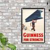 Placă Metalică Retro Bere Guinness 20x30 cm Artă de Perete pentru Pub Decor Bar Placă pentru Man Cave