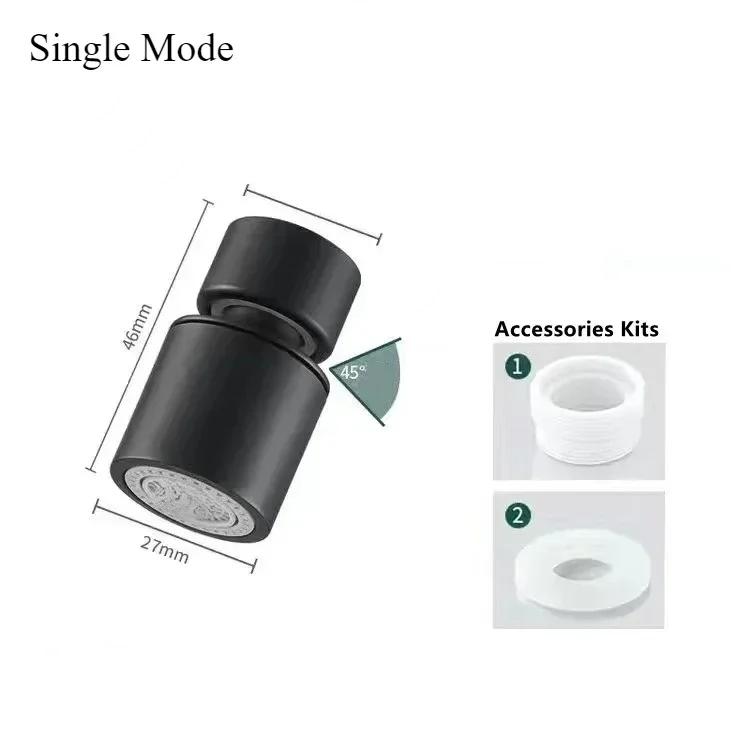 Kitchen Dish Universal Anti-splash Toiletries Universal Joint Swivel Extension Flower Sprinkler Household Faucet Accessories