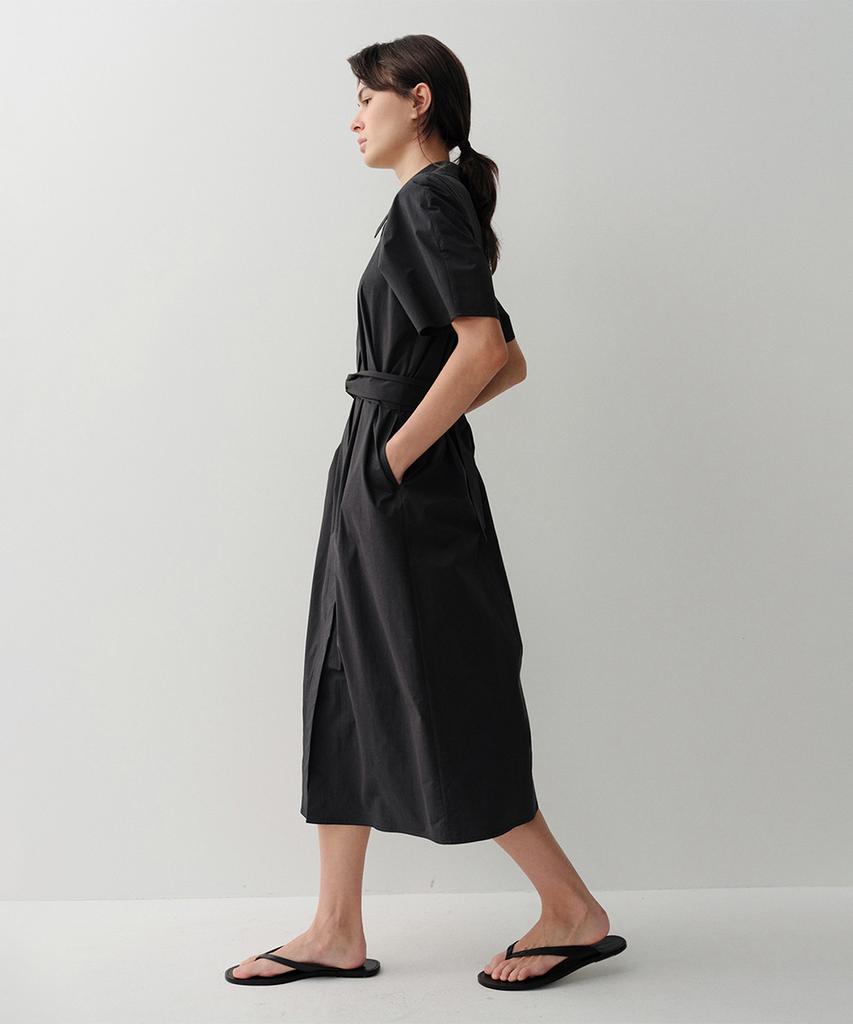 Ia Raglan Shirt Dress (Black)