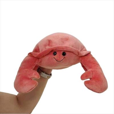 Christmas Hand Sea Animal Puppets Movable Mouth Stuffed Animal Shark Puppet Octopus Crab Telling Story Animal Lovers