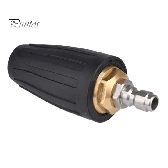 

Вращающаяся латунная насадка 4000 PSI для мойки высокого давления Турбо-насадка 360° Распылительная насадка для мойки автомобилей 25