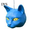Squirrel Snack Holder Cat Head Feeder, Funny Animal Face, Outdoor Hanging Plastic Wildlife Feeder Garden Feeding Station for Backyard Patio Decor Face