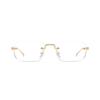 Fashionable Frameless Anti Blue Light Reading Glasses, High-quality Personalized and Simple Reading Glasses