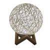 3D LED Rattan Moon Night Light  USB Charging Table Desk Moon Lamp