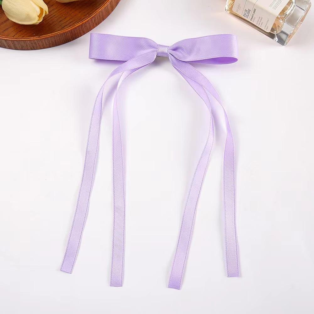 2pcs  New Cute Ribbon Bow Headband Long Tassel Hair Clip Women's Hair Accessories Girls Party Headwear Side Clips