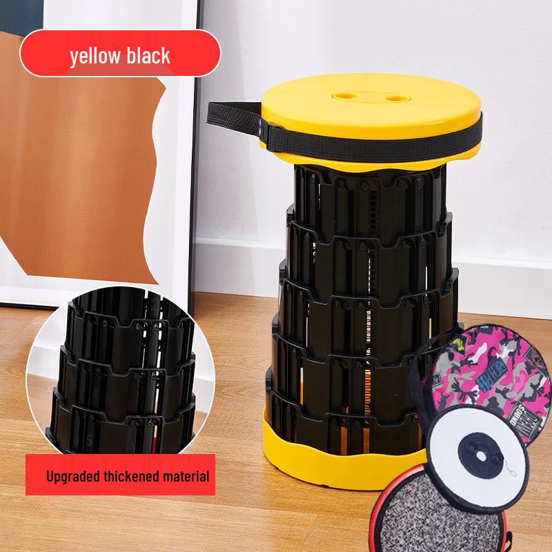 Dream Domain Portable Adjustable Retractable Stool for Outdoor and Indoor Use