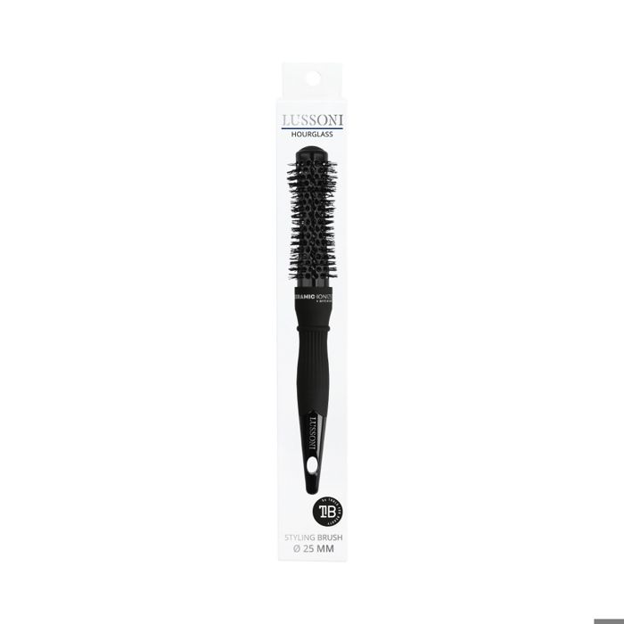Perie Lussoni Haircare Clepsidră Styling 25mm - perie formă clepsidră