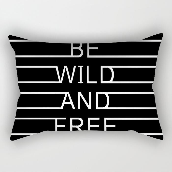 

Современная Простая Черно-Белая Геометрическая Наволочка-Подушка в Виде Длинной Полосы Чехол для Подушки на Диван 30X50 without pillow core