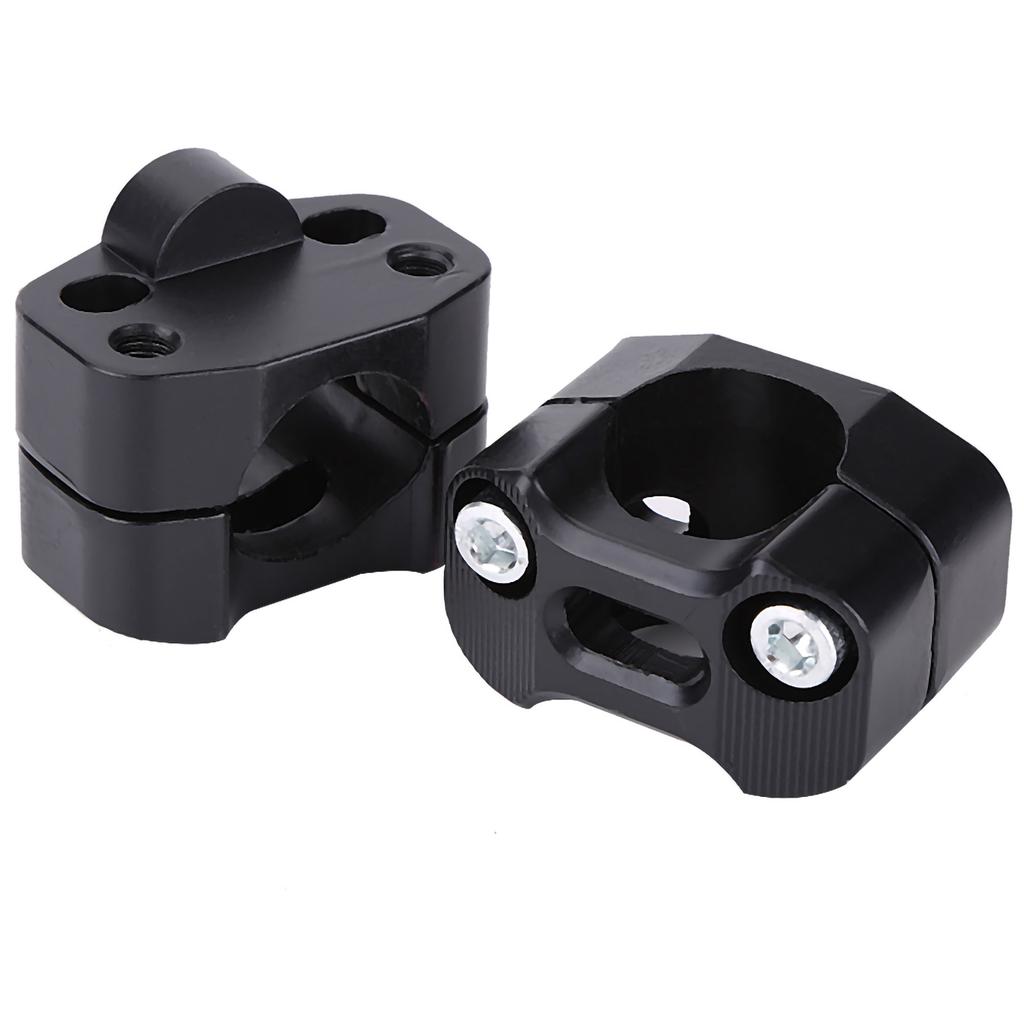 Aluminum Alloy 28mm 1 1 8  Motorcycle Handlebar Handle Fat Bar Mount Clamps Riser Black