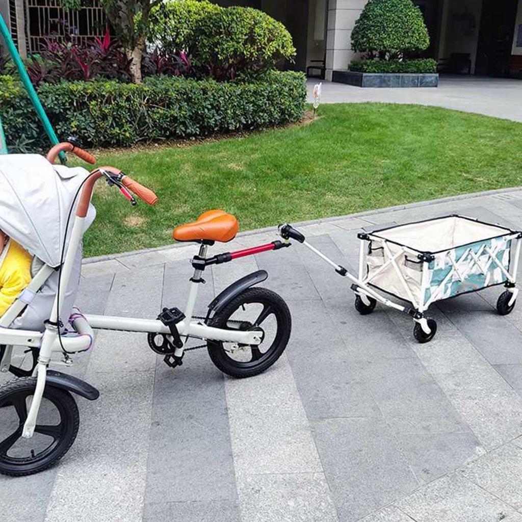 Cuplaj pentru remorcă de bicicletă Cuplaj cargo pentru ciclism Conector pentru remorcă de bicicletă cu capacitate mare de încărcare Pentru navetă Camping În aer liber Călătorii Sporturi