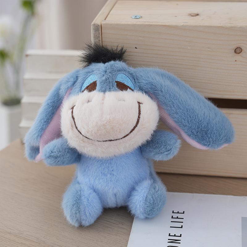 10-13Cm  Winnie The Pooh  Plush Toys Tigger Piglet Eeyore Donkey - Cute Sticker Plush Toys Birthday Gift