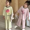 Seturi Pijamale Fete 2 Până La 3 4 5 6 7 8 9 10 11 12 13 14 Ani Bumbac 100% Copii Mici Pijamale Mânecă Lungă Pijama Drăguță Pisică Roz PJs