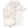 Butterfly Texture Printed Loungewear Women'S Summer Ice Silk Short-Sleeved Trousers Can Be Worn Outside Pajamas