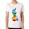 T-shirt unisex in cotone 'Love Ice Cream', Stampa grafica in cotone premium, Resistente, Moda casual, Con un delizioso design a cono gelato e il Wo