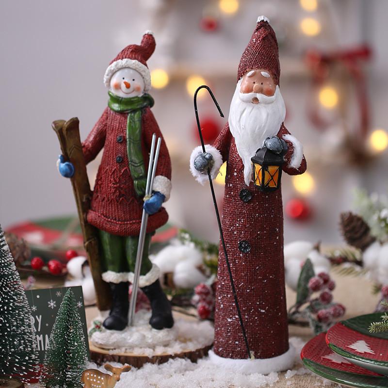 Tree Christmas Decoration Resin Reindeer Duck Ornaments Modern Holiday Supplies